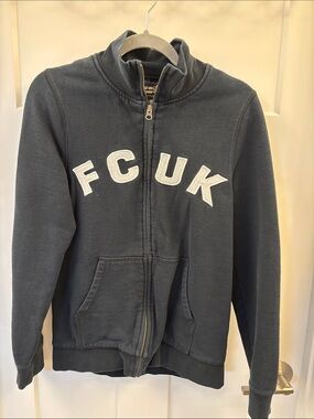 Fcuk french connection vintage Full-Zip Jacket medium
